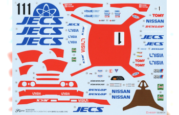 Сборная модель JECS Skyline (Skyline GT-R [BNR32 Gr.A]) 1992