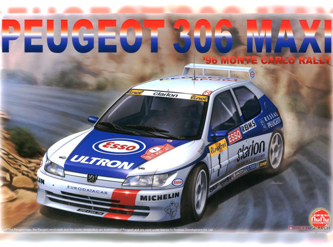 Сборная модель Peugeot 306 MAXI '96 Monte Calrlo