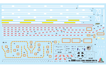 Сборная модель Авианосец U.S.S. CARL VINSON CVN-70 (1999)