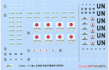 Сборная модель JGSDF Komatsu Light Armored Vehicle International Peace Cooperation Activities Training Unit (IPCATng)