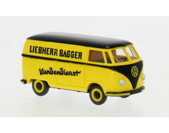 VOLKSWAGEN T1 (Typ 2) Kastenwagen Liebherr Bagger (1950), yellow/black