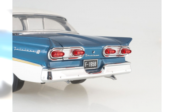 FORD Fairlane 500 HardTop, blue / white