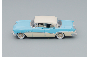 BUICK Roadmaster Riviera 4-Door Hardtop (1956), light blue / white