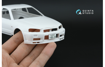 3D Декаль интерьера кабины Nissan Skyline GT-R R34 V-Spec II (Tamiya) (с металлостикерами)