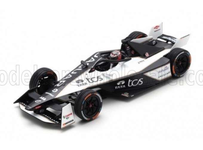 JAGUAR Formula-e I-type 6 Team Jaguar Tcs Racing №9 Season (2023-2024) Mitch Evans, Black White