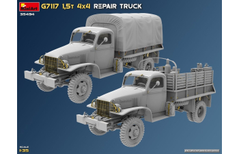 Сборная модель CHEVROLET G7117 4x4 Truck Military 1955