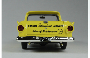 FORD Ranchero "Braniff International" 1958 Yellow