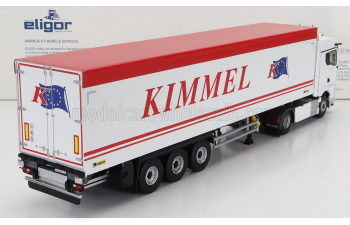 MAN Tgx 18.470 Truck Cassonato Kimmel Transports (2020), White Red