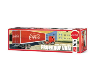 Сборная модель Fruehauf Beaded Van Semi Trailer Coca Cola, plastic modelkit
