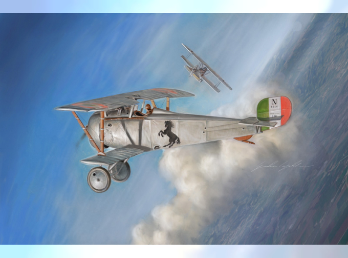 Сборная модель Самолет Nieuport 17