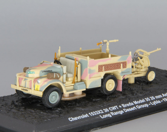 CHEVROLET 1533X2 30 CWT + Breda Model 35 20 mm Anti-Aircraft Gun Long Range Desert Group Lybia 1942