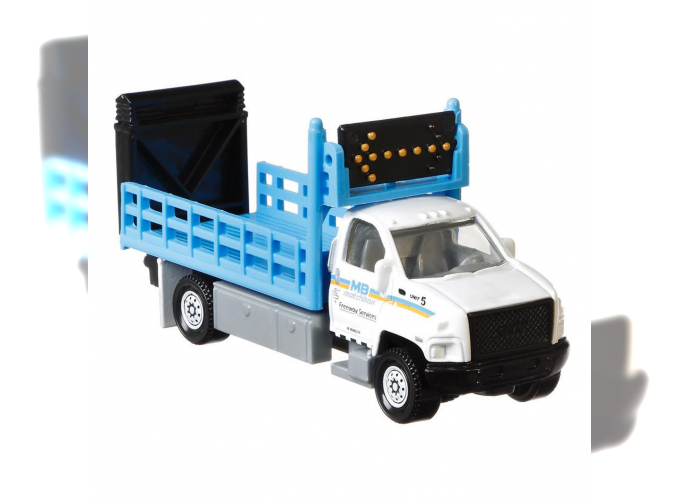 GMC 3500 Attenuator Truck, white/blue