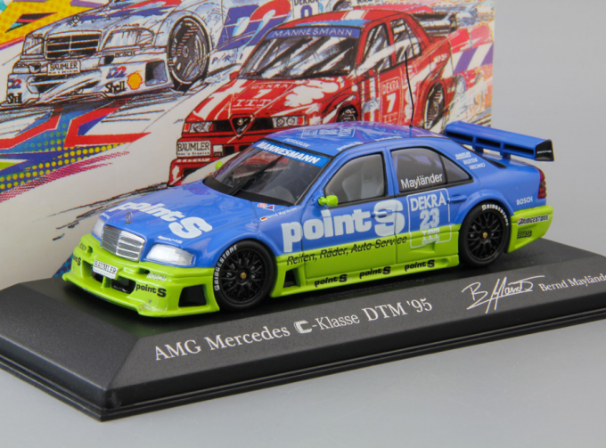 MERCEDES-BENZ C-Class DTM Team Persson B. Maylander #23 (1995), blue / green