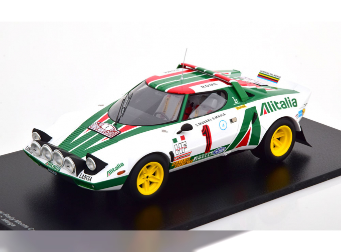 LANCIA Stratos HF Winner Rally Monte Carlo, Munari/Maiga (1977), Alitalia