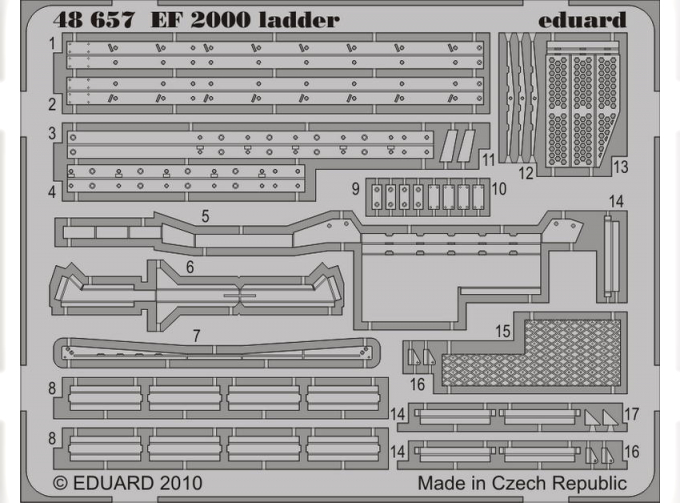 Фототравление EF 2000 ladder Italeri/Revell