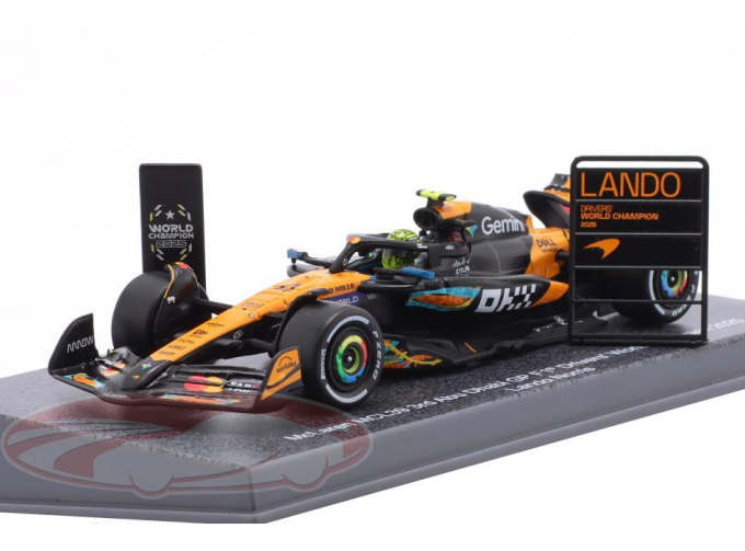 McLAREN MCL39 №4 3rd Abu Dhabi GP Formula 1 World Champion Lando Norris (2025)
