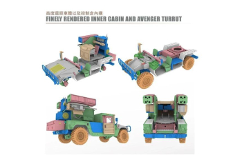 Сборная модель U.S.Avenger AN/TWQ-1 1991 desert storm(early version)