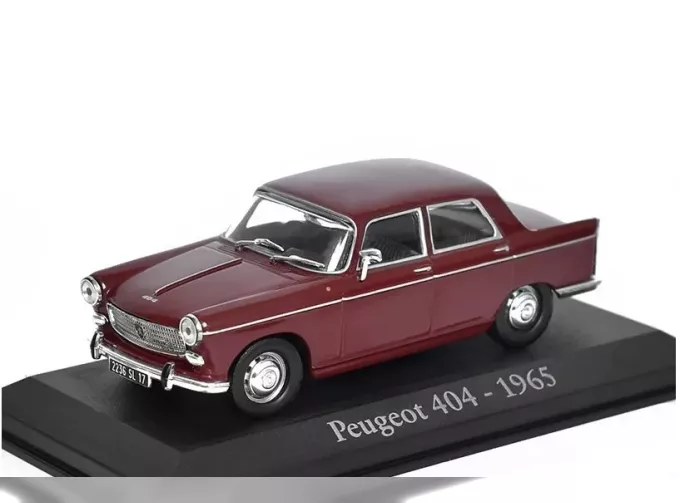 PEUGEOT 404 (1965), dark red