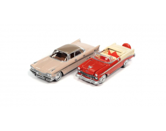 CHEVROLET Desoto Fireflite (1959), Spring Rose Body 1x / CHEVROLET Bel Air Convertible (1956), Matador Red/White 1x