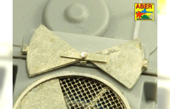 Grilles for Panther, Ausf.G & Jagdpnther, Ausf.G2–late models (Takom)