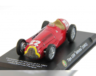 ALFA ROMEO Tipo 159 "Alfetta" #22 (1951), red