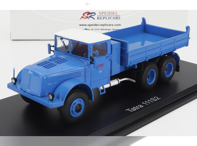 TATRA T111 S2 Truck Cassone Ribaltabile 3-Assi (1961), blue