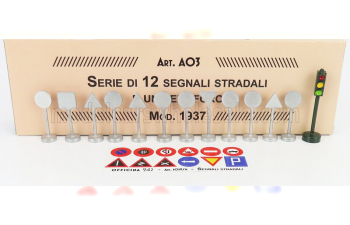 ACCESSORIES Segnali Stradali + Semaforo - Traffic Signs And Traffic-lights, /