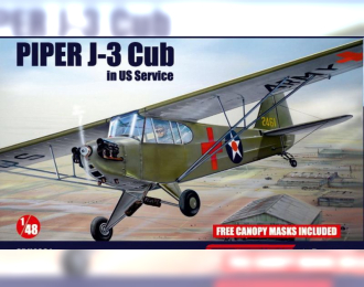 Сборная модель Самолет Piper J-3 Cub „In US Service“