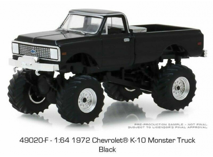 CHEVROLET K-10 Bigfoot 1972 Black