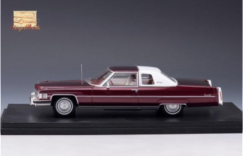 CADILLAC Coupe Deville 1974 Cranberry Metallic