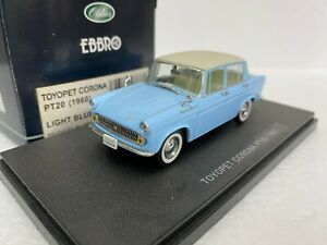 TOYOTA Corona PT20 (1960), blue / beige