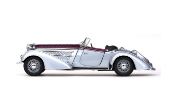 HORCH 855 Roadster (1939), silver grey / dark red