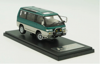 MITSUBISHI Delica Star Wagon 4WD (1990-1999), green metallic / silver