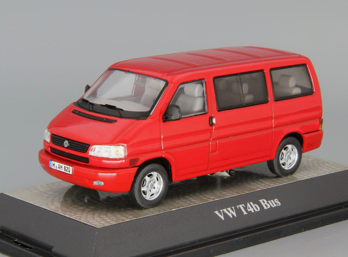 VOLKSWAGEN Caravelle T4b Bus (рестайлинг) (1996), red