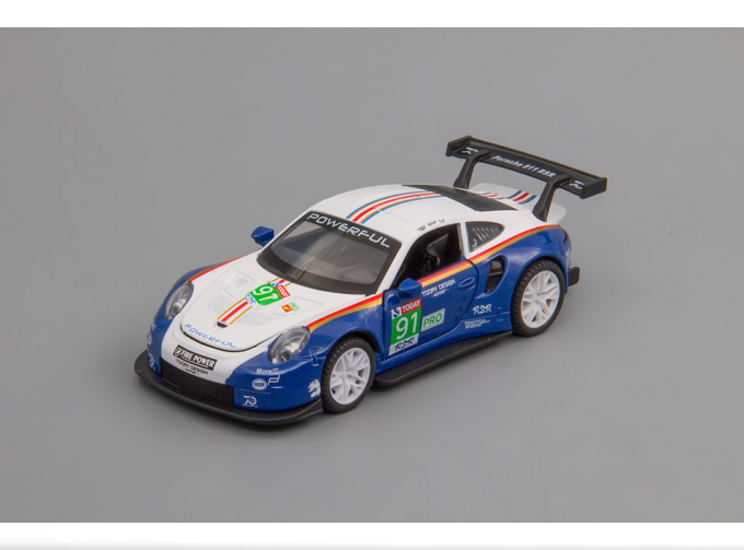 PORSCHE 911 RSR №91, белый/синий