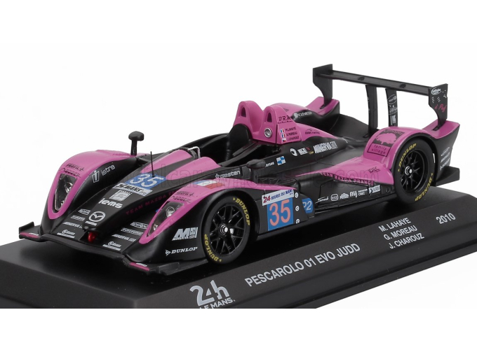 JUDD Pescarolo 01 Evo 3.4l V8 Team Oak Racing №35 24h Le Mans 2010 Matthieu Lahaye - Guillaume Moreau - Jan Charouz, Matt Black Pink