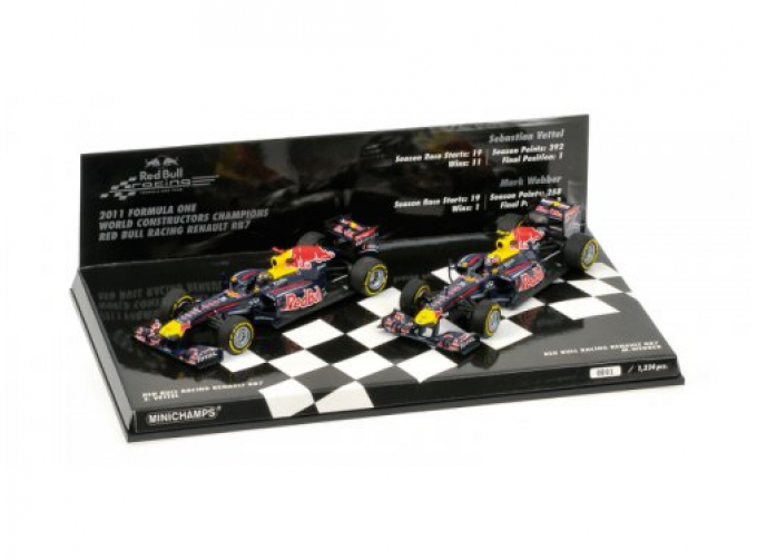 RED BULL RACING RB7 набор CONSTRUCTOR WORLD CHAMPION 2011