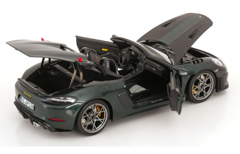 PORSCHE 718 Spyder RS with Weissach Package (2023), green metallic