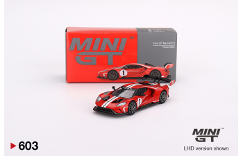 Ford GT MK II #013, rosso alpha