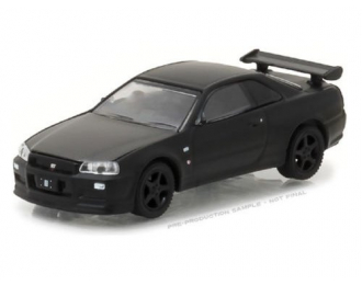 Nissan Skyline GT-R Solid Pack 2000 Black Bandit черный