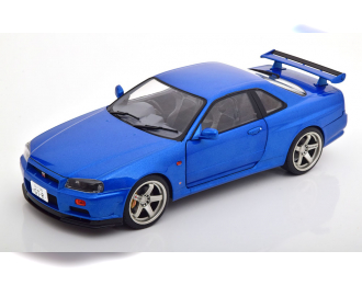 NISSAN Skyline GT-R (R34) (1999), blue metallic