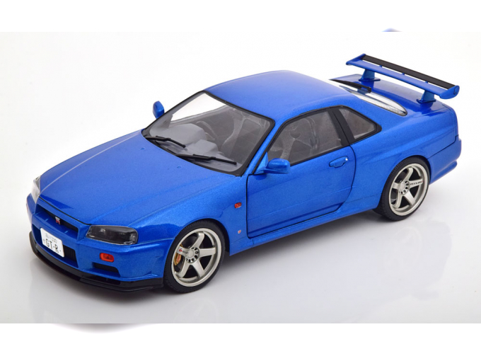 NISSAN Skyline GT-R (R34) (1999), blue metallic