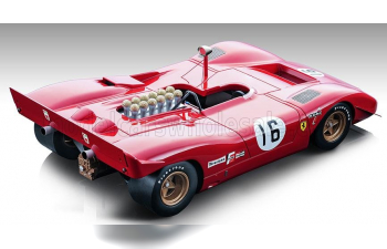 FERRARI 612 Can-am №16 3rd Watkins (1969), Chris Amon, Red