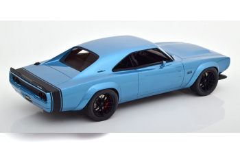 DODGE Super Charger (1968), hellblaumetallic/schwarz