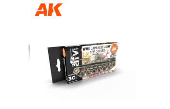 Набор акриловых красок WWII Japanese Army AFV Colors SET 3G