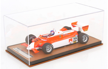 ALFA ROMEO F1 179 №22 Monaco Gp (with Pilot Figure) Patrick Depailler (1980), White Red