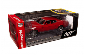 FORD Mustang Mach I James Bond 007 Diamonds Are Forever (1971), красный с черным