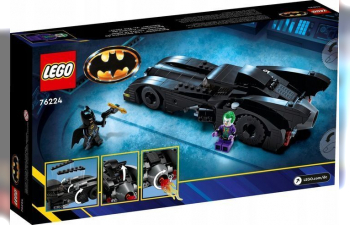 BATMAN Lego - Batmobile - Batman Vs The Joker - 438 Pezzi - 438 Pieces, Black