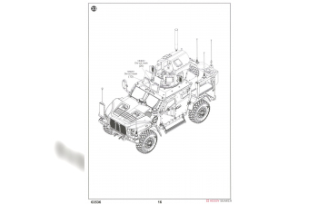 Сборная модель M1278 Heavy Guns Carrier - General Purpose (JLTV-GP)