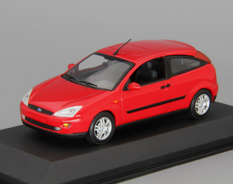 FORD Focus Saloon 3-dr (1997), red